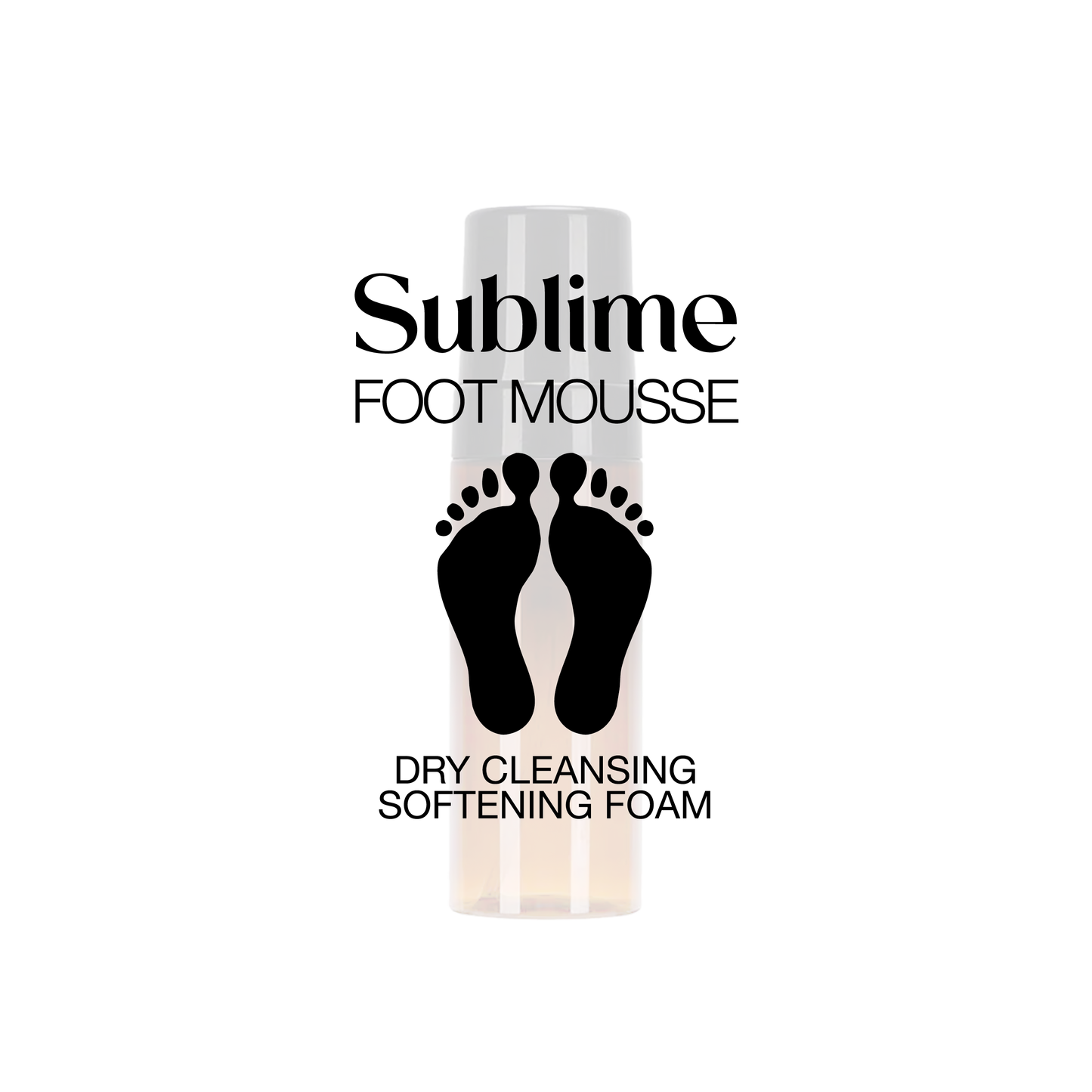 Sublime Foot Mousse | Dry Cleansing Softening Foam | 100 ml
