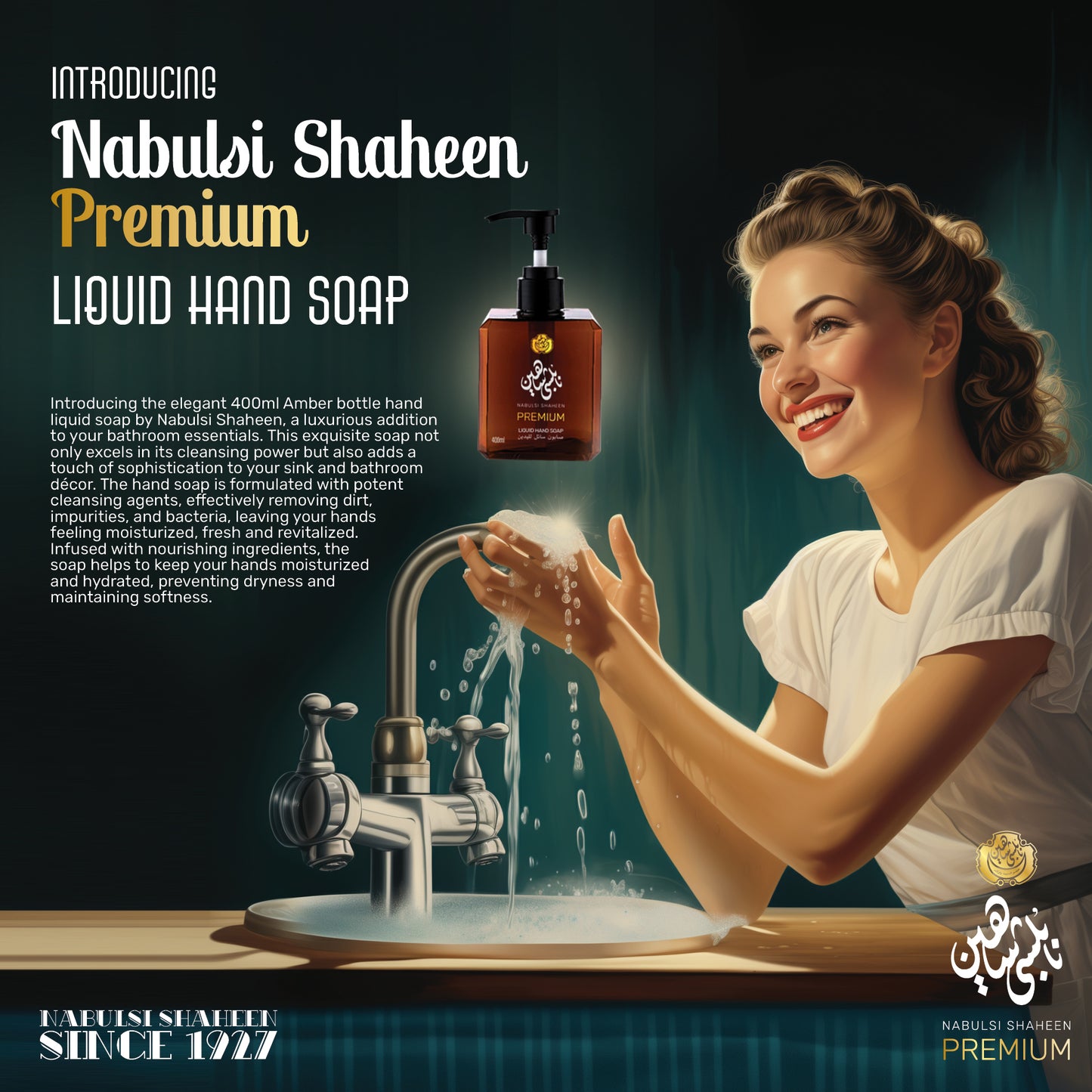 Citrus Blend - Liquid Hand Wash - Nabulsi Shaheen Premium