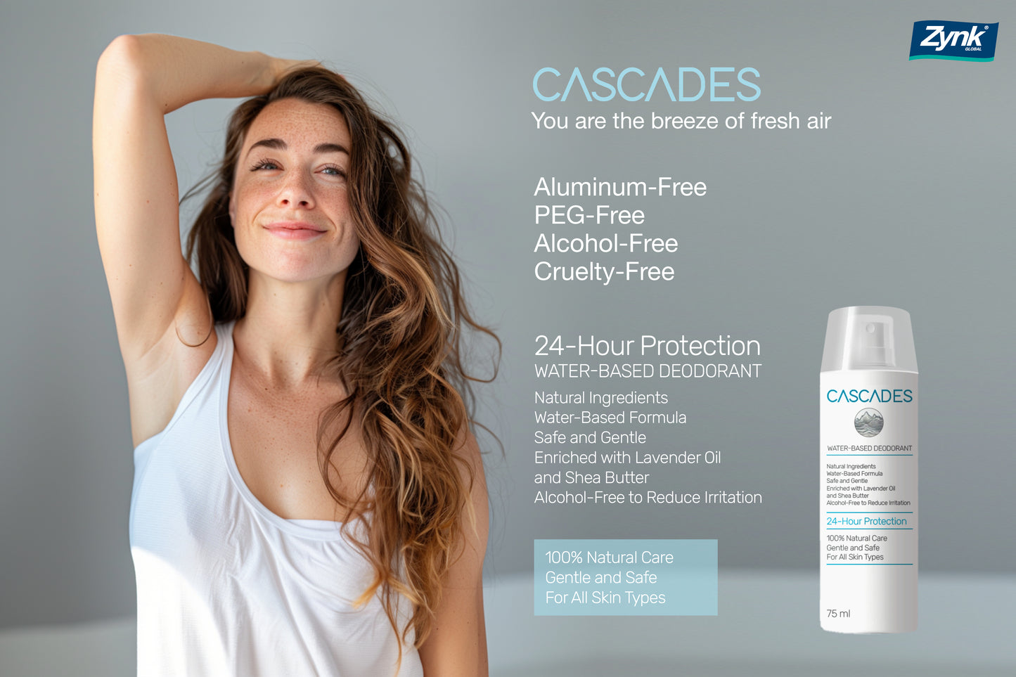 Cascades - Water-Based Deodorant