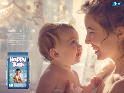 HAPPY TUSH - All in One Solution Diapers