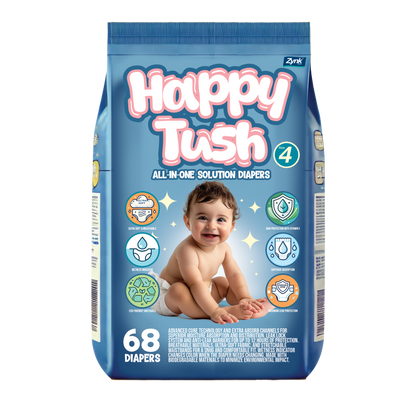 HAPPY TUSH - All in One Solution Diapers